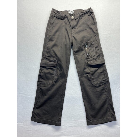 Disclosure Cargo Tactical Pants Women's Juniors Size 5/27 Gray Wide Leg - Picture 1 of 8